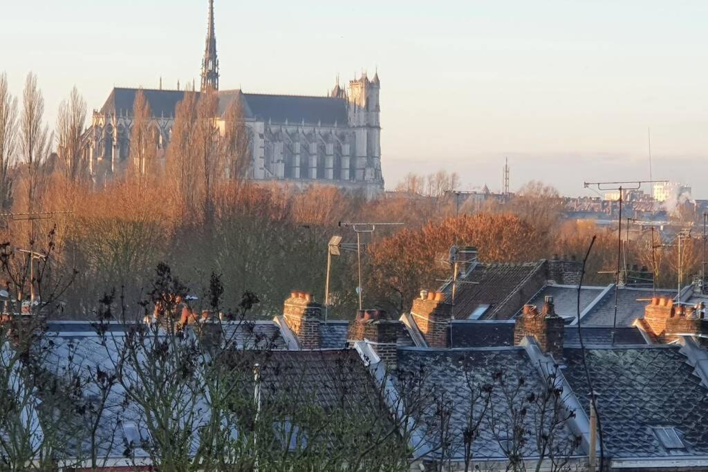 Maison Famille-Confort-Terrasse Jardin-Vue Cathedrale Amiens Exterior photo