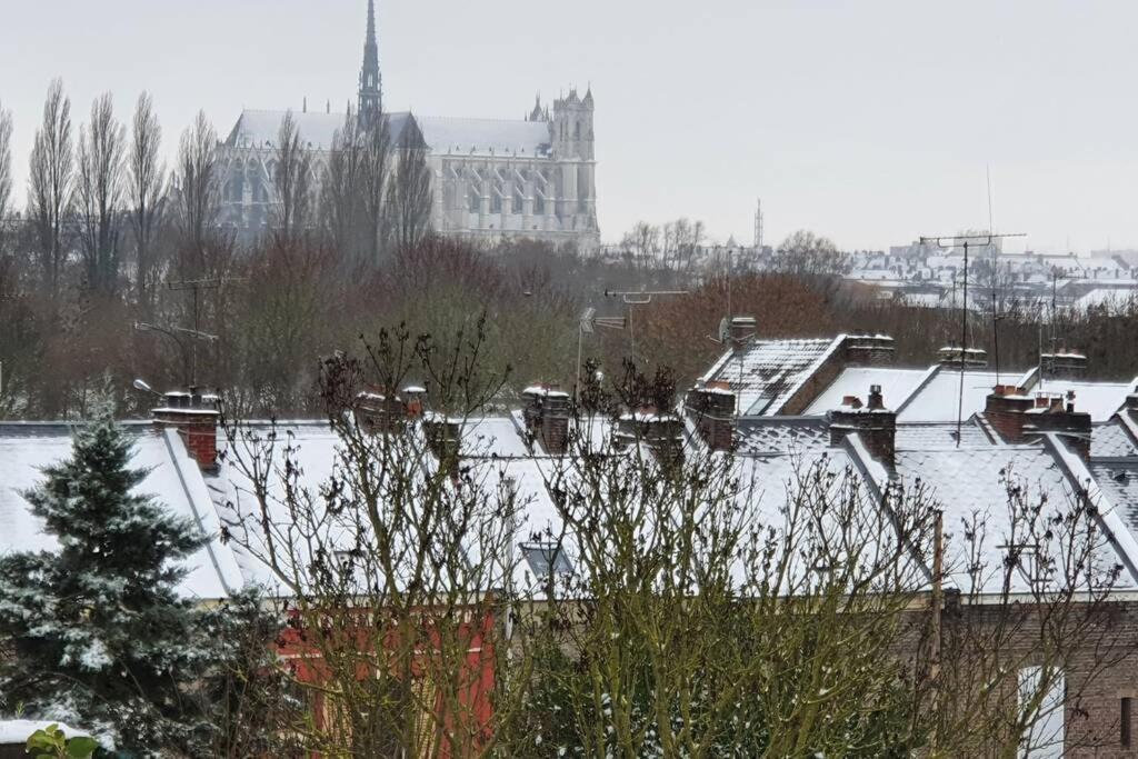 Maison Famille-Confort-Terrasse Jardin-Vue Cathedrale Amiens Exterior photo